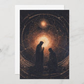 John Dee Occult Crystal Sphere Dankeskarte (Vorne/Hinten)