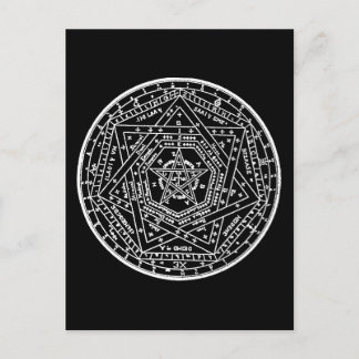 John Dee Tablet Postkarte