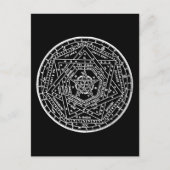 John Dee Tablet Postkarte (Vorderseite)