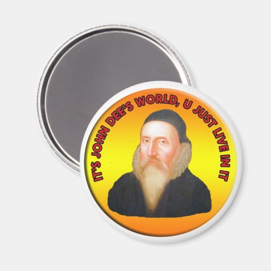 John Dee World Magnet (Vorderseite/Rückseite)
