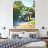 John Deere auf der A49 Leinwanddruck (Insitu (Schlafzimmer))