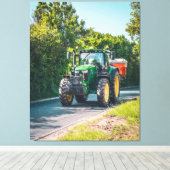 John Deere auf der A49 Leinwanddruck (Insitu (Holzboden))