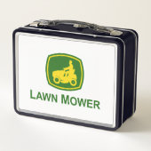 John Deere Logo Metall Brotdose (Rückseite)