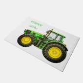 John Deere Traktor für Landwirte Fußmatte (Schrägansicht)
