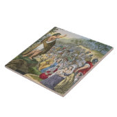 John, der in der Wildnis, von einem Bibel pri Fliese (Seite)