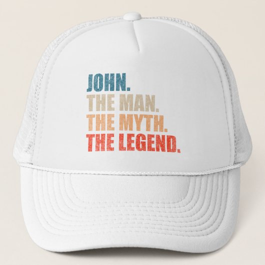 John Der Mann, der Mythos, die Legende Truckerkappe (Vorderseite)