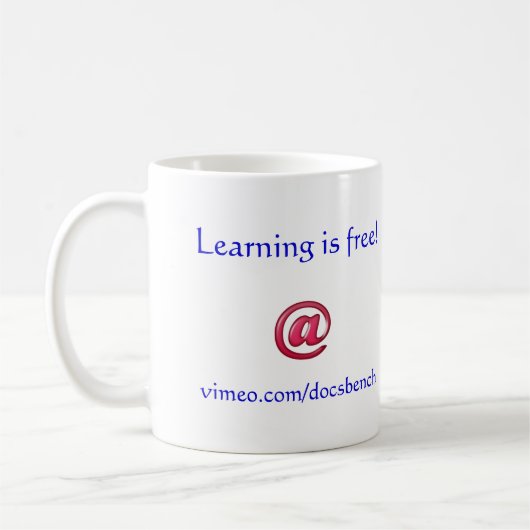 John- Deweyzitat-Tasse Kaffeetasse (Links)