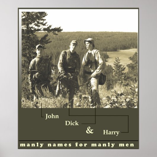 John Dick und Harry Poster (Vorne)