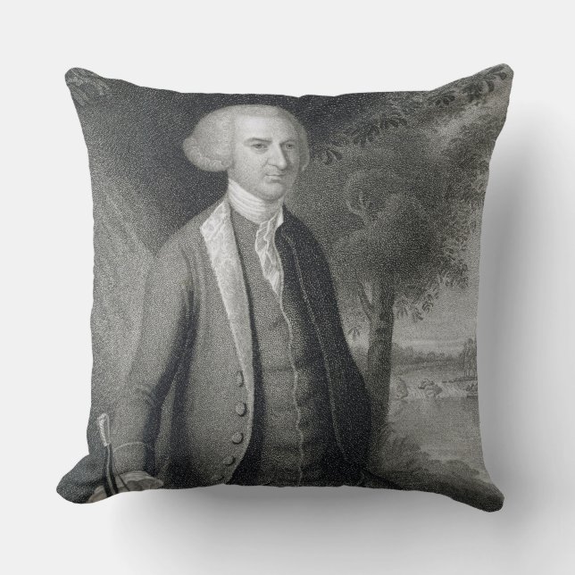 John Dickinson, graviert von John B. Forrest Kissen (Vorderseite)