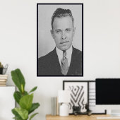 John Dillinger Poster (Heimbüro)