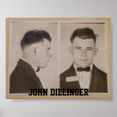 John Dillinger Poster (Vorne)