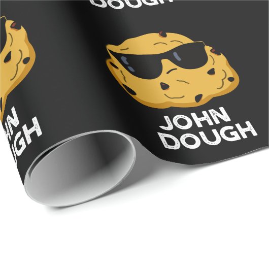 John Dough Funny Baking Pub Dark BG Geschenkpapier (Rolleneckpunkt)