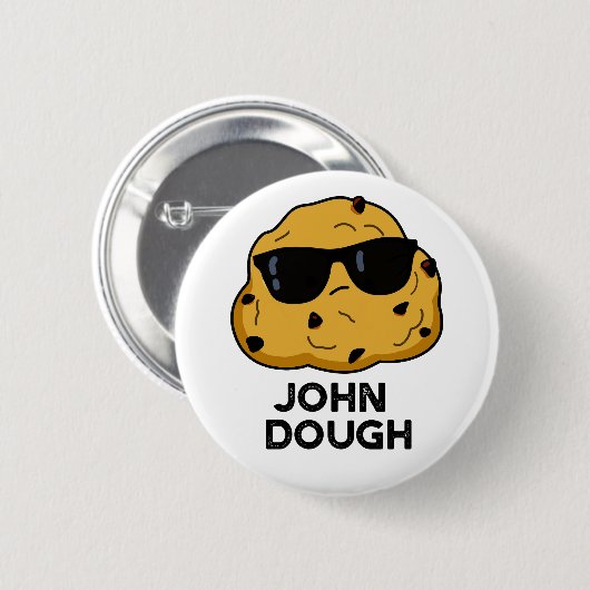 John Dough Funny Baking Puff Button (Vorne & Hinten)