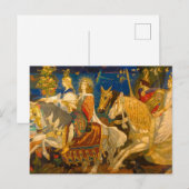 John Duncan - Reiter von Sidhe Postkarte (Vorne/Hinten)
