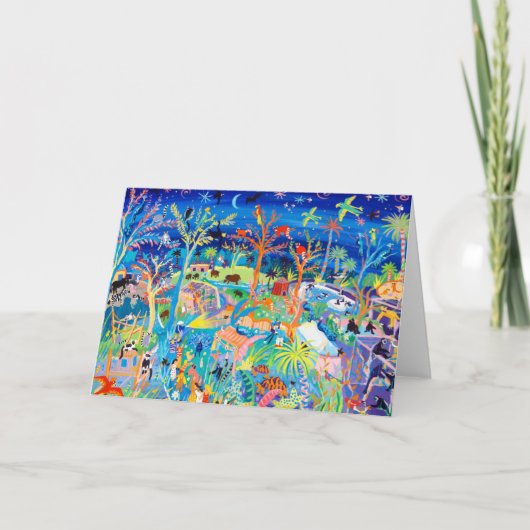 John Dyer Art Feiertagskarte (Vorderseite)