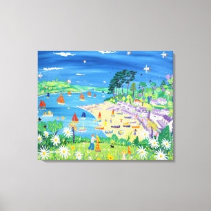 John Dyer hat Leinwand gedruckt. Helford Passage,