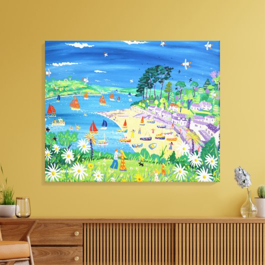 John Dyer hat Leinwand gedruckt. Helford Passage,  (Insitu (Wohnzimmer))