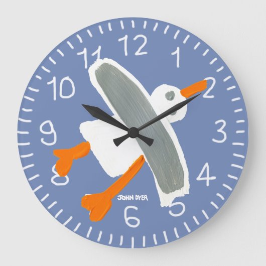 John Dyer Seagull-Wanduhr Große Wanduhr (Vorderseite)