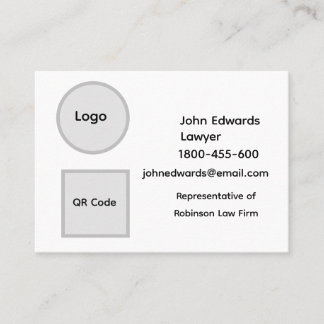 John Edwards Template Business Card Visitenkarte