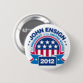 John Ensign für Präsidenten 2012 Button (Vorne & Hinten)