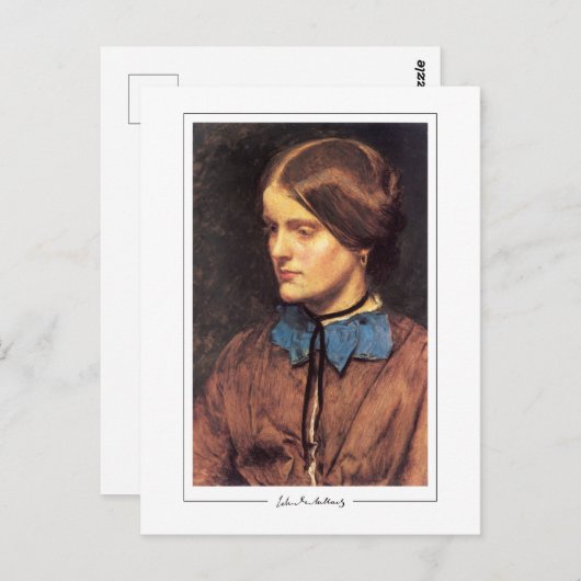 John Everett Millais #121 - Fine Art Postcard Postkarte (Vorne/Hinten)