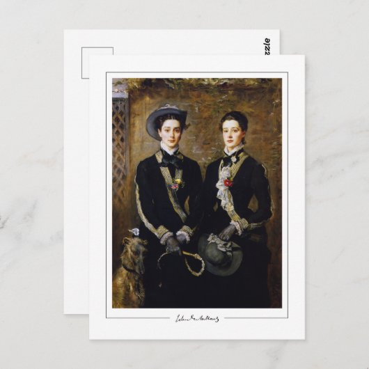 John Everett Millais #131 - Fine Art Postcard Postkarte (Vorne/Hinten)