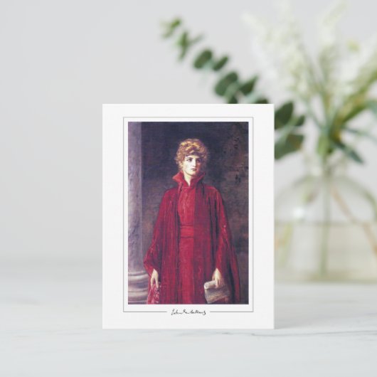 John Everett Millais #149 - Fine Art Postcard Postkarte (Stehend Vorderseite)