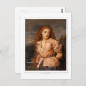 John Everett Millais #80 - Fine Art Postcard Postkarte (Vorne/Hinten)
