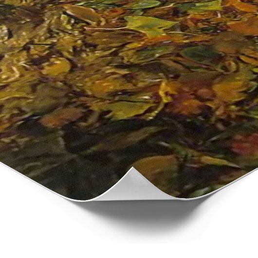 John Everett Millais Autumn Leaves Poster (Ecke)