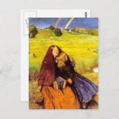 John Everett Millais - Das Blinde Mädchen Postkarte (Vorne/Hinten)