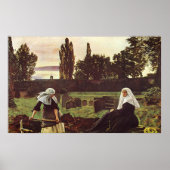 John Everett Millais Das Tal der Erholung Poster (Vorne)