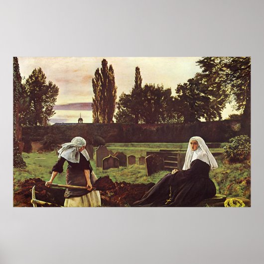 John Everett Millais Das Tal der Erholung Poster (Vorne)