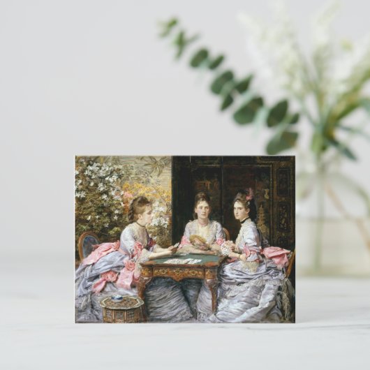 John Everett Millais Hearts sind Trumps Postkarte (Stehend Vorderseite)