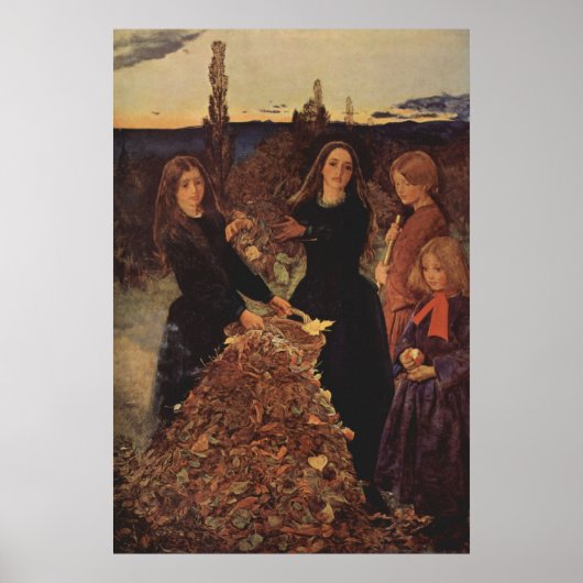 John Everett Millais - Herbst Poster (Vorne)