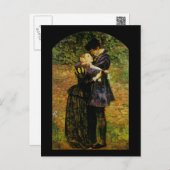 John Everett Millais Isabella Huguenot Postkarte (Vorne/Hinten)