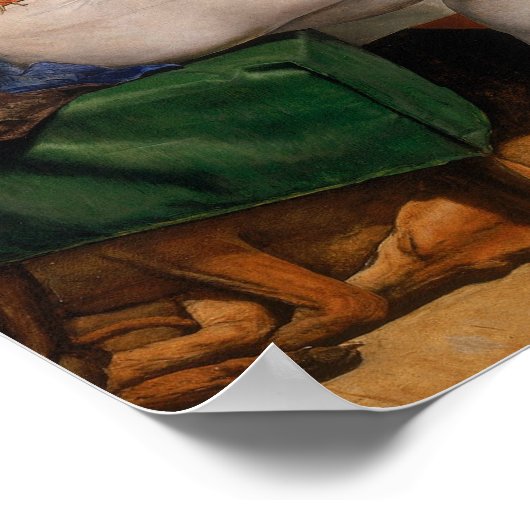 John Everett Millais - Isabella Poster (Ecke)