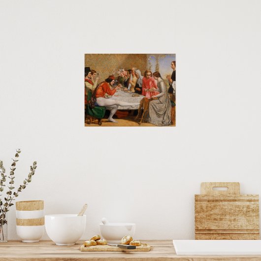 John Everett Millais - Isabella Poster (Küche)