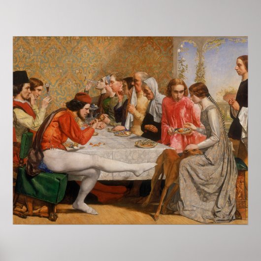 John Everett Millais - Isabella Poster (Vorne)