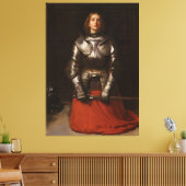 John Everett Millais - Joan of Arc Leinwanddruck (Insitu (Wohnzimmer))