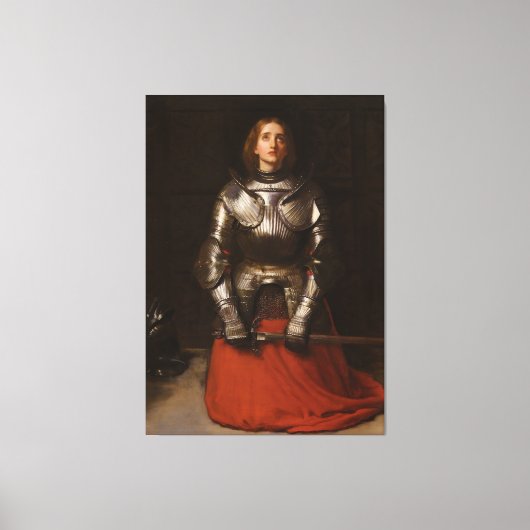 John Everett Millais - Joan of Arc Leinwanddruck (Vorderseite)