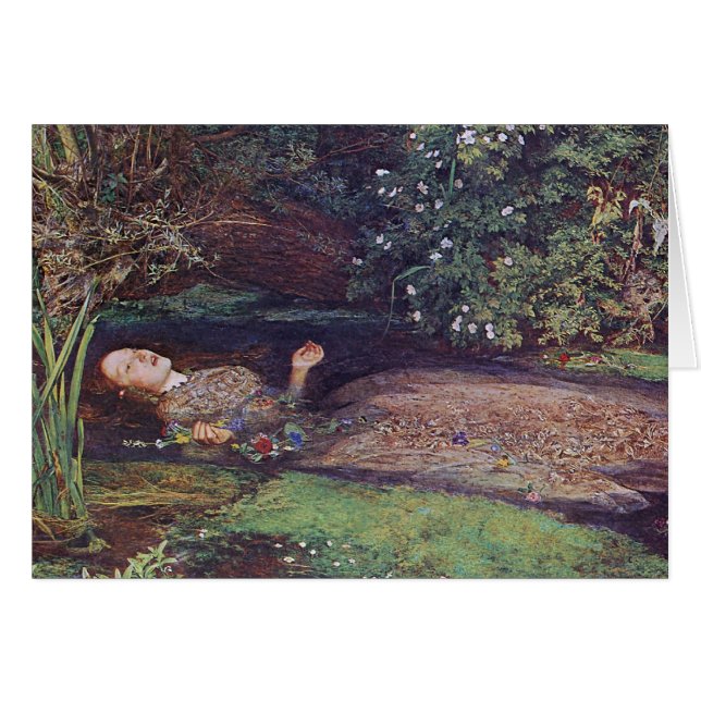 John Everett Millais Ophelia (Vorderseite (Horizontal))