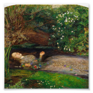 John Everett Millais - Ophelia Fotodruck