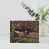 John Everett Millais Ophelia Postcard Postkarte (Stehend Vorderseite)