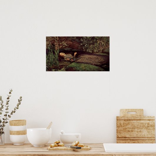 John Everett Millais Ophelia Poster (Küche)