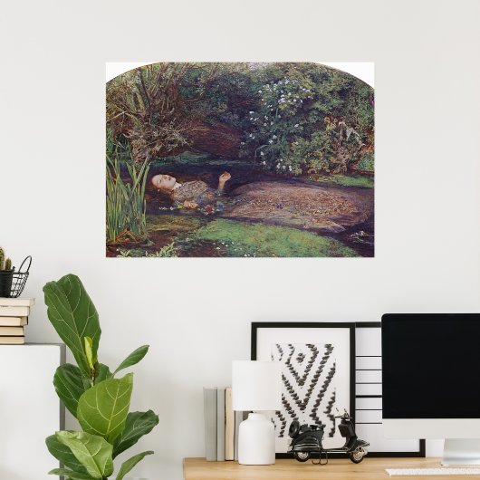 John Everett Millais Ophelia Poster (Heimbüro)
