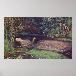John Everett Millais Ophelia Poster