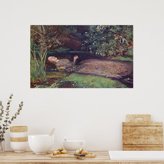 John Everett Millais Ophelia Poster (Küche)