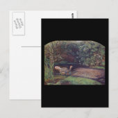 John Everett Millais Ophelia Postkarte (Vorne/Hinten)