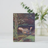 John Everett Millais Ophelia Postkarte (Stehend Vorderseite)