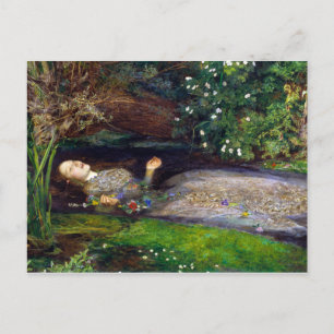 John Everett Millais Ophelia Postkarte